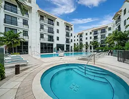 resort style pool