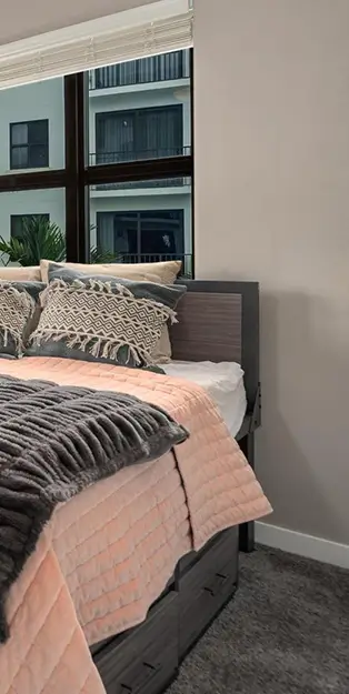 furnished bedroom