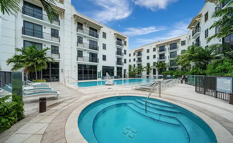 resort style pool